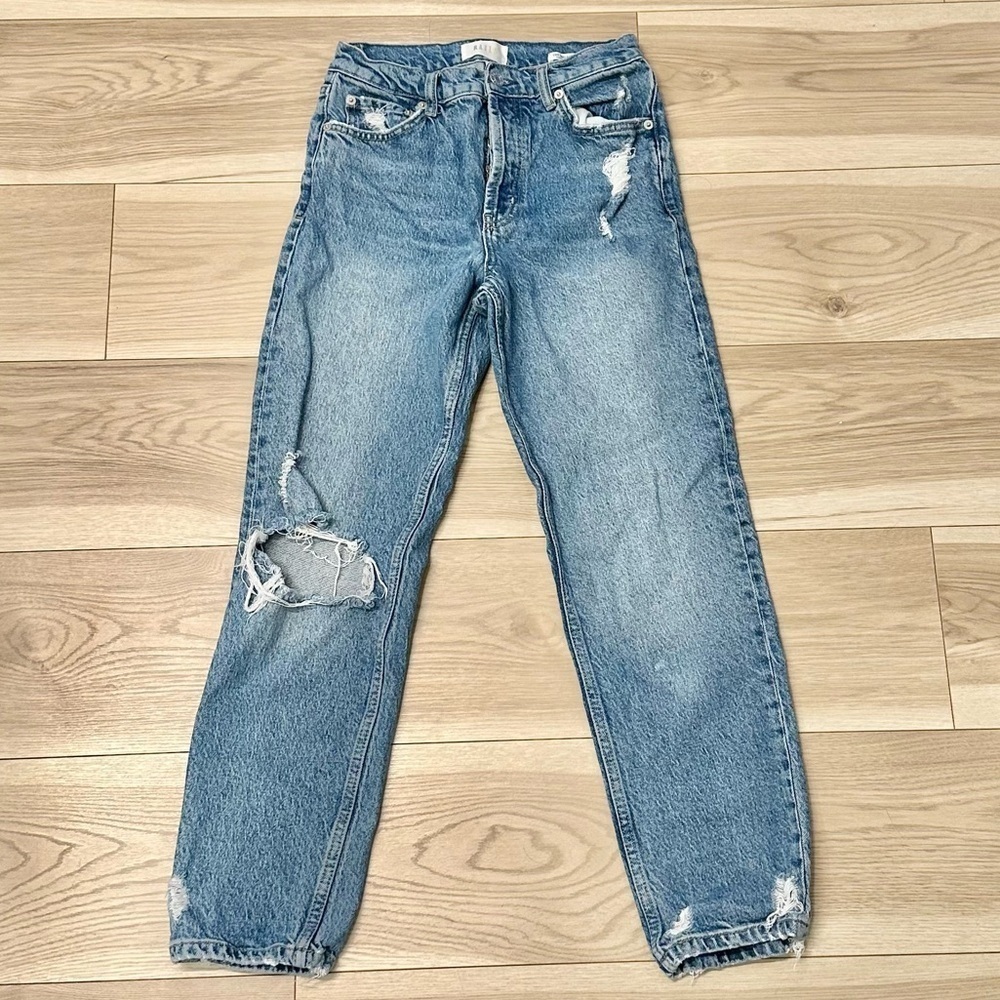 Rails High-Rise Distressed Light Blue Jeans
